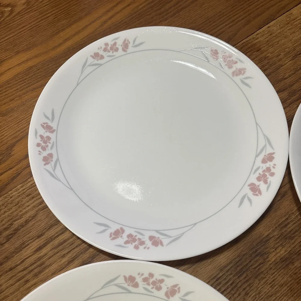 Silk Blossoms CorningWare Corelle Dinner Plates 10